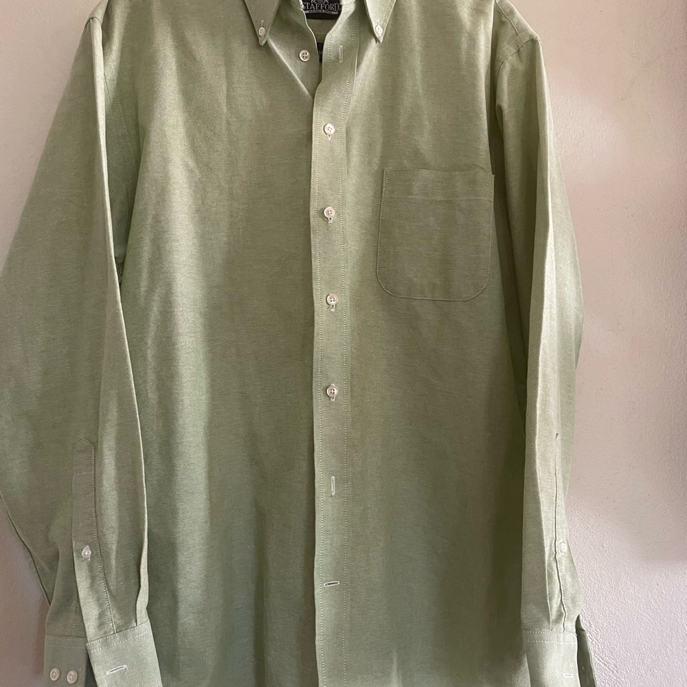 Stanford long sleeve button down wrinkle free